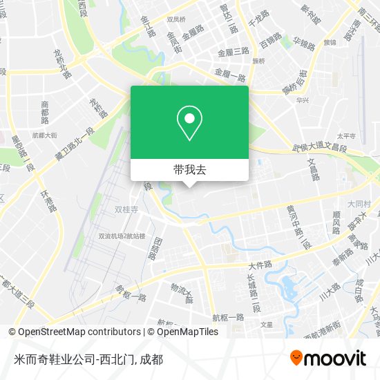 米而奇鞋业公司-西北门地图