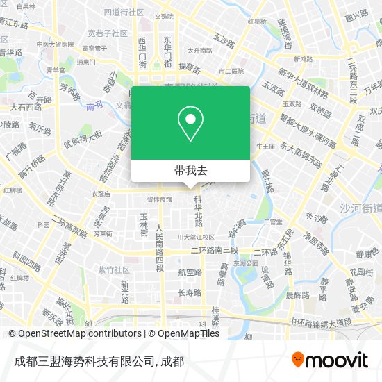 成都三盟海势科技有限公司地图