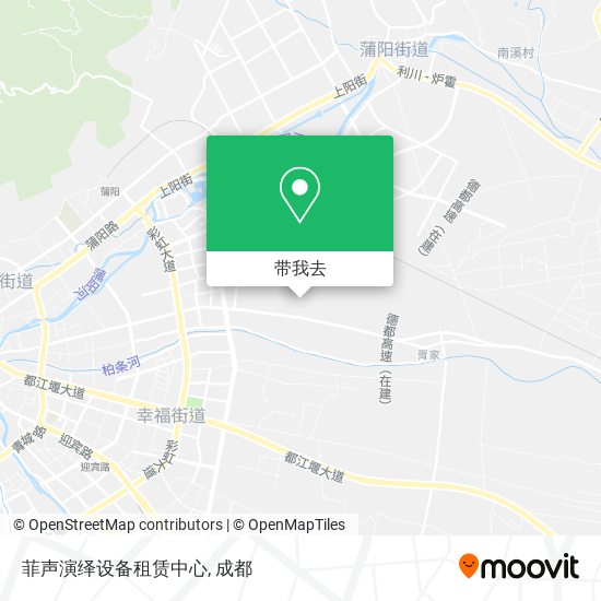 菲声演绎设备租赁中心地图