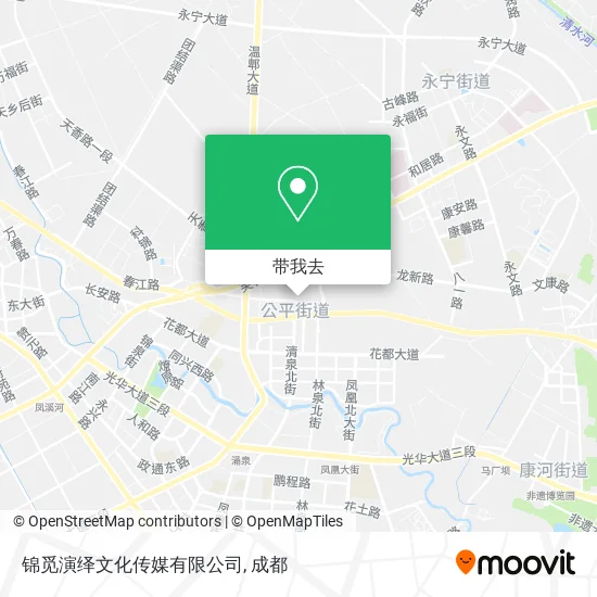 锦觅演绎文化传媒有限公司地图