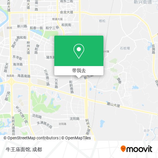 牛王庙面馆地图