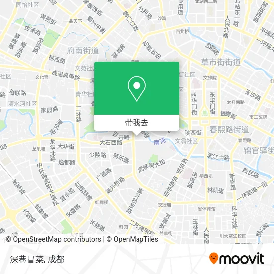 深巷冒菜地图