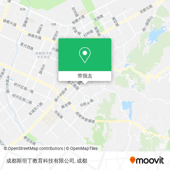 成都斯坦丁教育科技有限公司地图