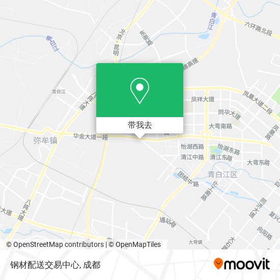 钢材配送交易中心地图