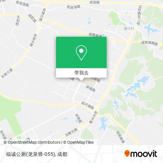福诚公厕(龙泉驿-055)地图