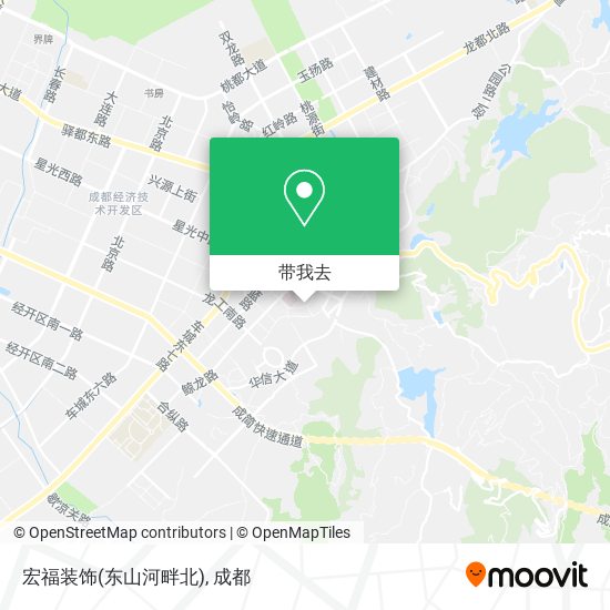 宏福装饰(东山河畔北)地图