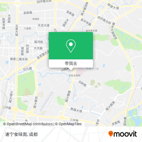 遂宁食味面地图
