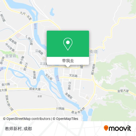 教师新村地图