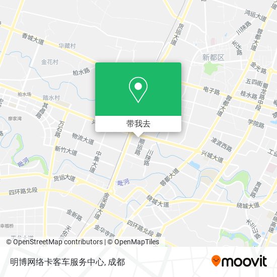 明博网络卡客车服务中心地图