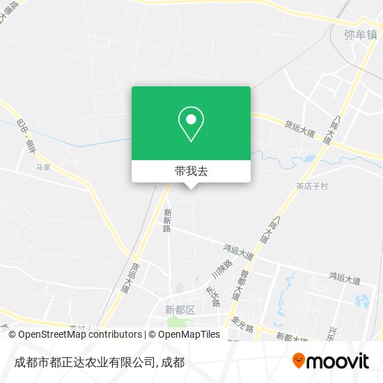 成都市都正达农业有限公司地图