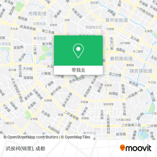 武侯祠(锦里)地图