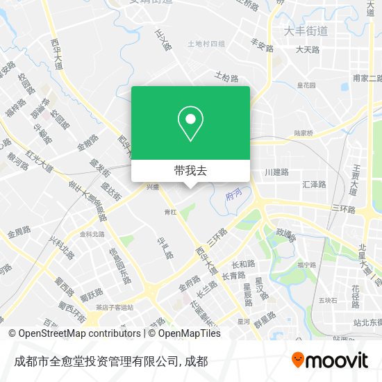 成都市全愈堂投资管理有限公司地图