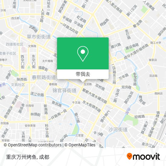 重庆万州烤鱼地图