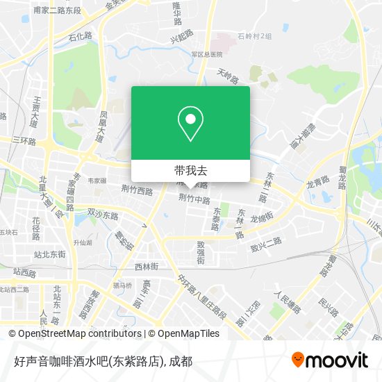 好声音咖啡酒水吧(东紫路店)地图