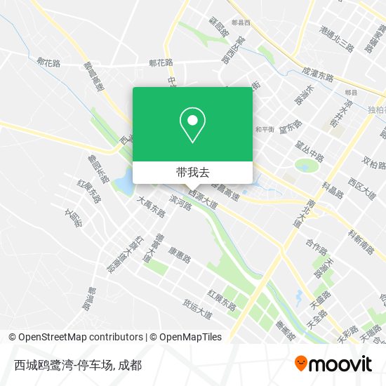 西城鸥鹭湾-停车场地图