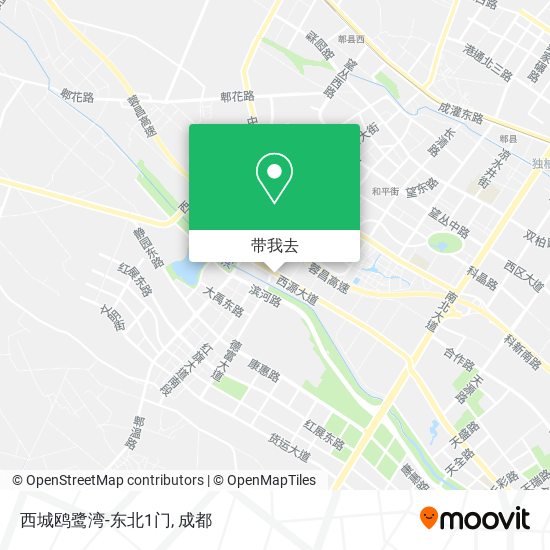西城鸥鹭湾-东北1门地图