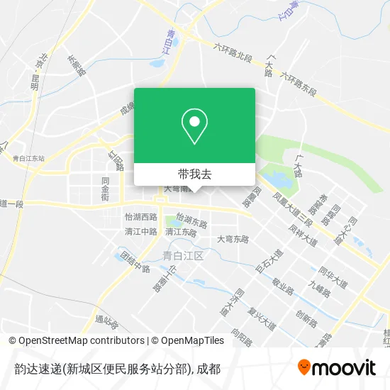 韵达速递(新城区便民服务站分部)地图