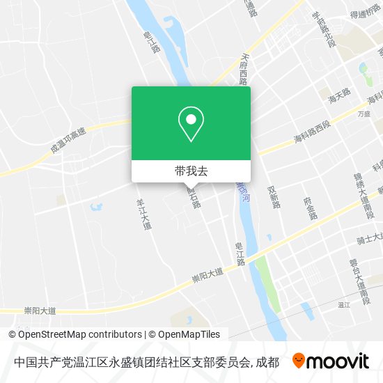 中国共产党温江区永盛镇团结社区支部委员会地图