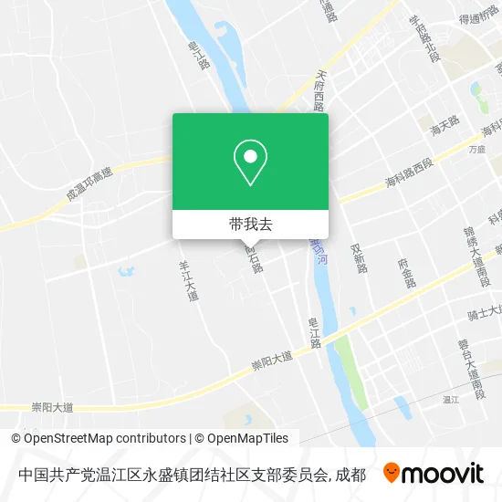 中国共产党温江区永盛镇团结社区支部委员会地图