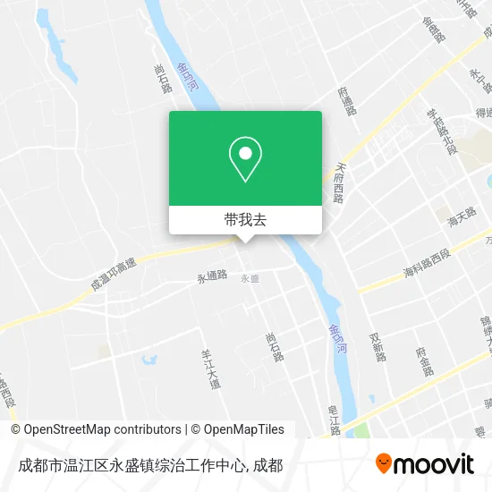 成都市温江区永盛镇综治工作中心地图