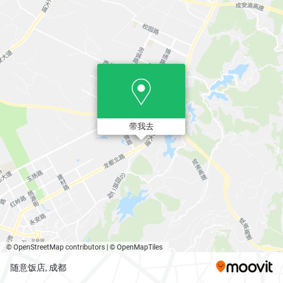 随意饭店地图