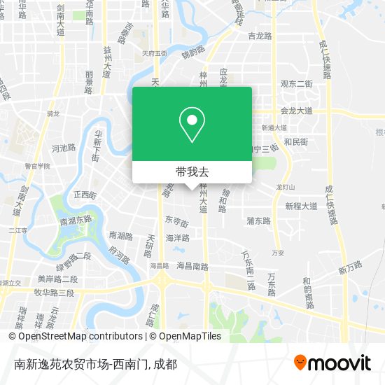 南新逸苑农贸市场-西南门地图