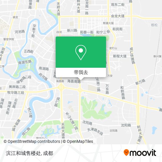 滨江和城售楼处地图