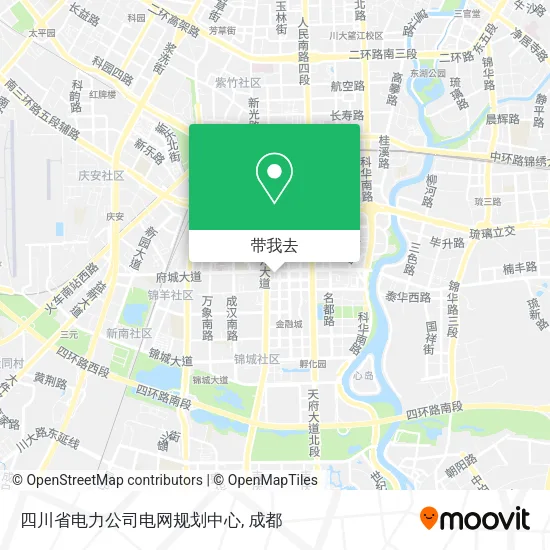 四川省电力公司电网规划中心地图