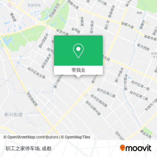 职工之家停车场地图