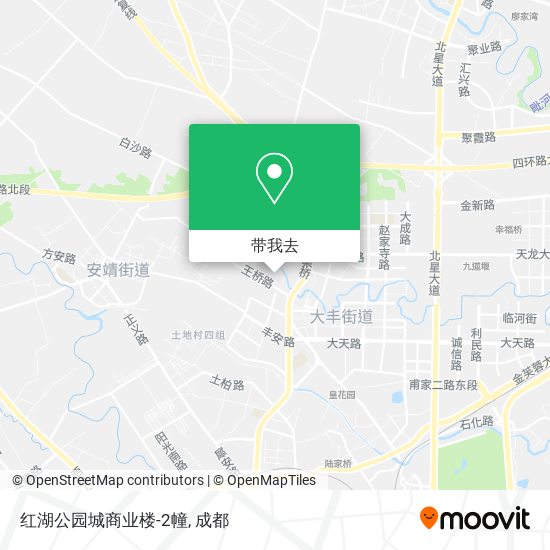 红湖公园城商业楼-2幢地图