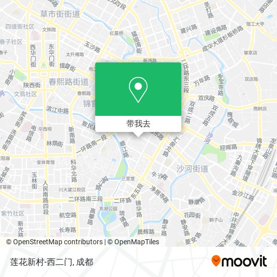 莲花新村-西二门地图