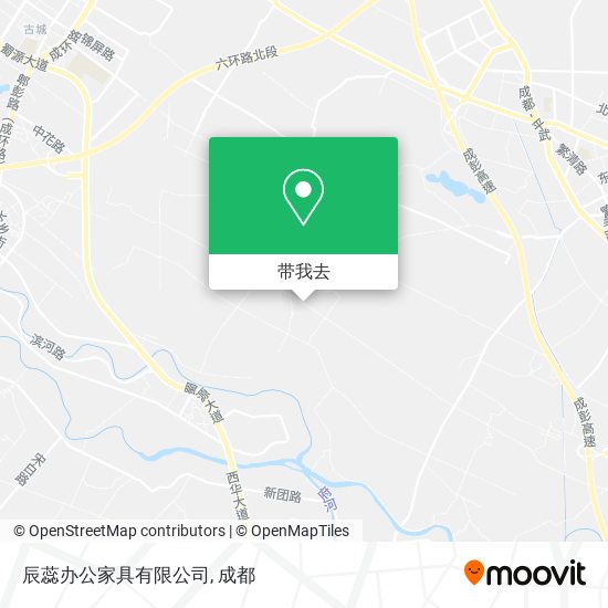 辰蕊办公家具有限公司地图