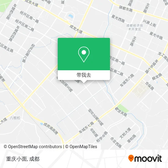 重庆小面地图