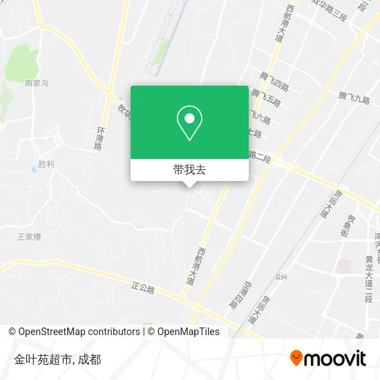 金叶苑超市地图