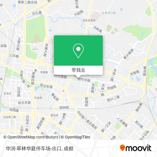 华润·翠林华庭停车场-出口地图