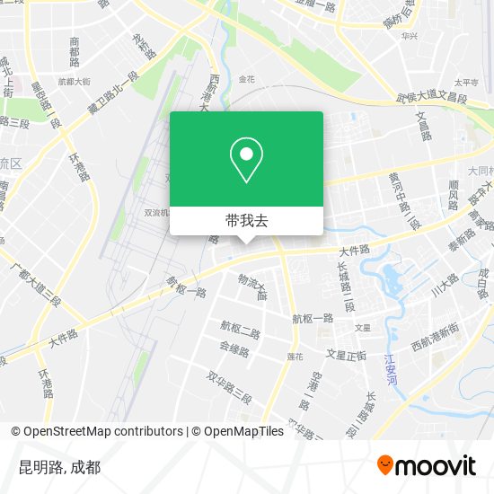 昆明路地图