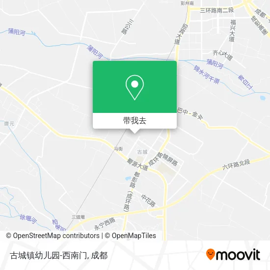 古城镇幼儿园-西南门地图