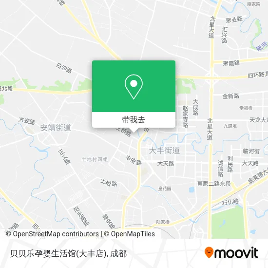 贝贝乐孕婴生活馆(大丰店)地图