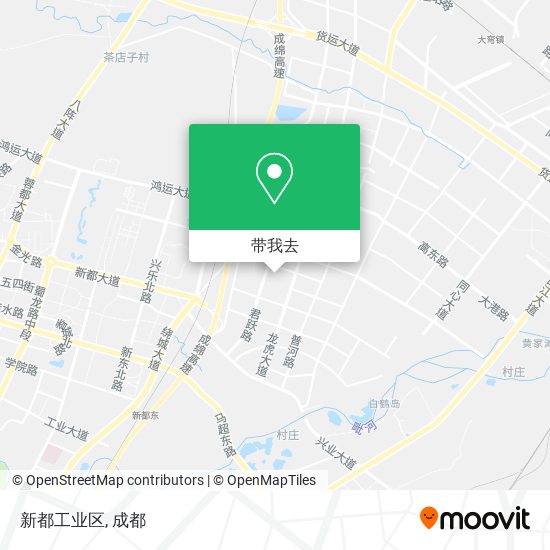 新都工业区地图