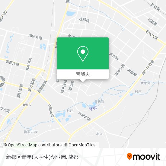 新都区青年(大学生)创业园地图