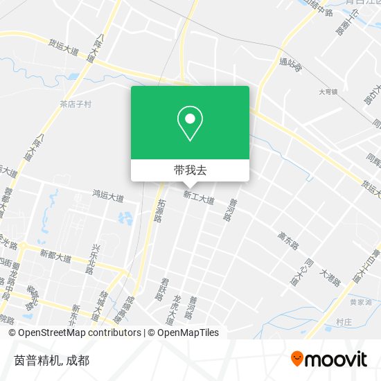 茵普精机地图