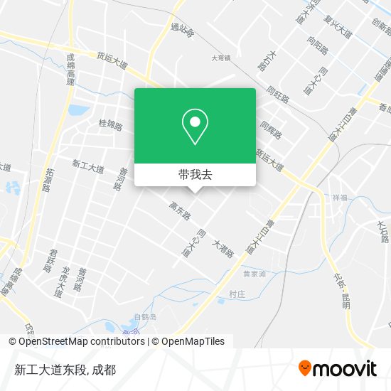 新工大道东段地图