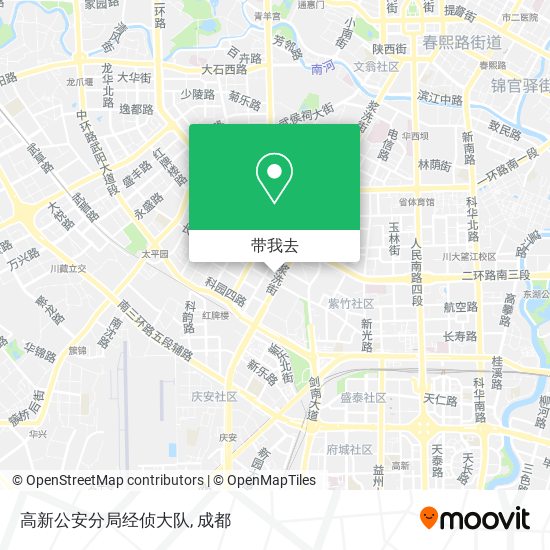 高新公安分局经侦大队地图