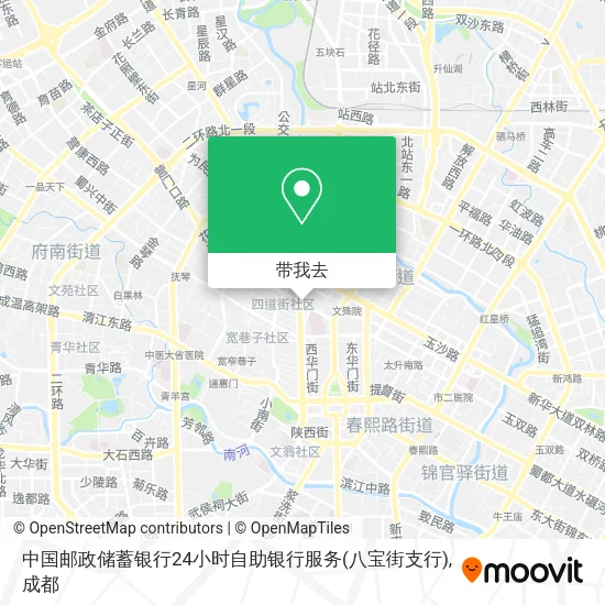中国邮政储蓄银行24小时自助银行服务(八宝街支行)地图