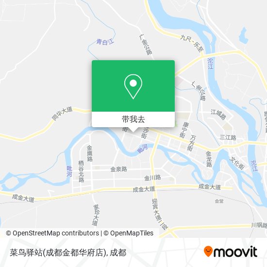 菜鸟驿站(成都金都华府店)地图