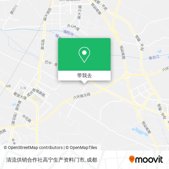 清流供销合作社高宁生产资料门市地图