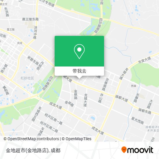 金地超市(金地路店)地图