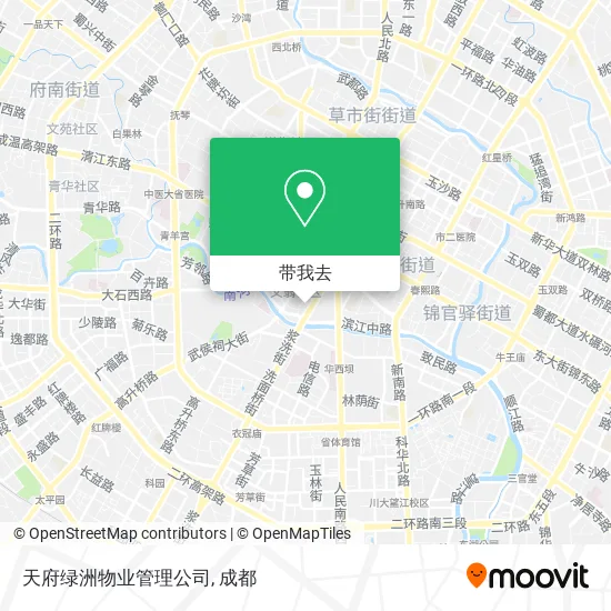 天府绿洲物业管理公司地图
