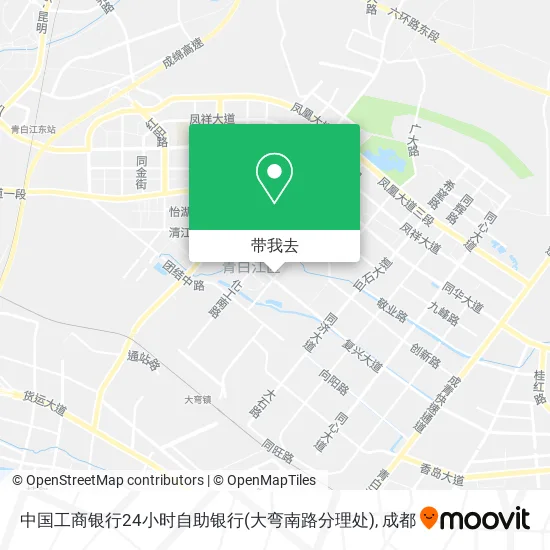中国工商银行24小时自助银行(大弯南路分理处)地图