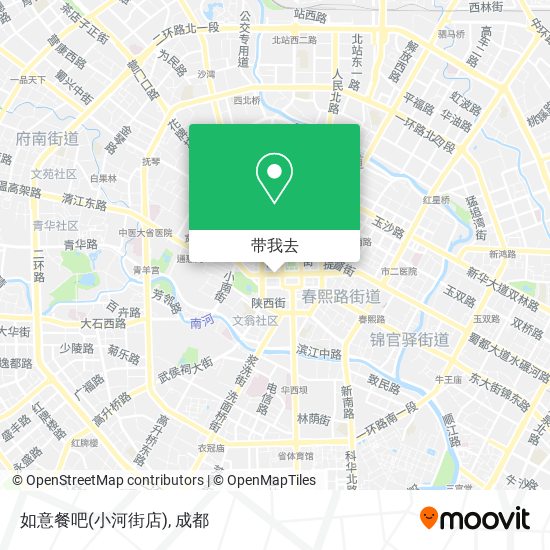 如意餐吧(小河街店)地图